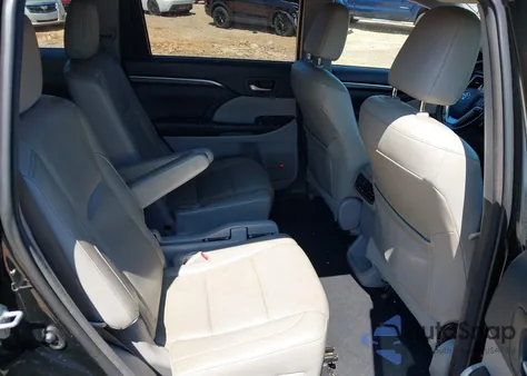 2015 Toyota Highlander Limited Platinum V6 from USA, damaged, VIN 5TDDKRFH1FS073557